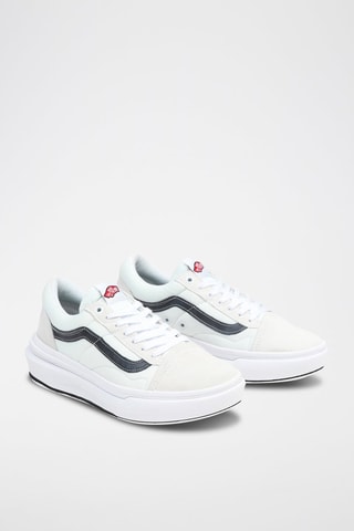 Platform Gympen Old School Crèmekleurig en Wit
