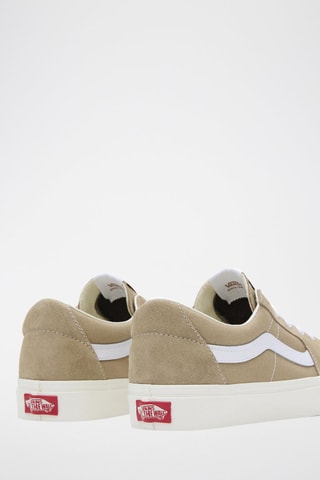 Leren Sneakers SK8-Low - Beige