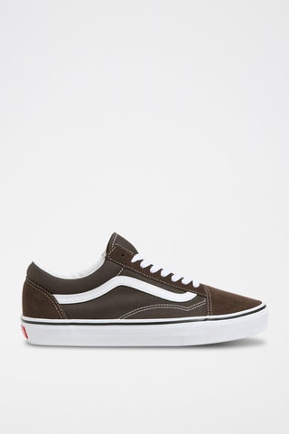 Leren Sneakers Old Skool - Donkergbruin