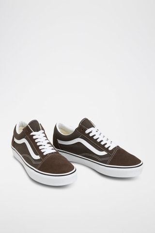 Leren Sneakers Old Skool - Donkergbruin