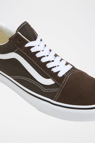 Leren Sneakers Old Skool - Donkergbruin