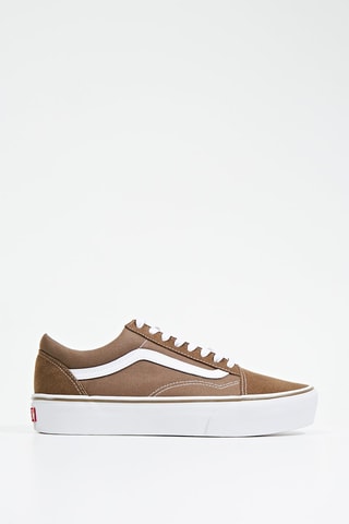 Leren Sneakers UA Old Skool Platform - Bruin