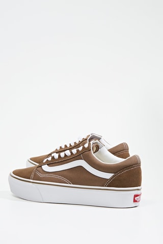 Leren Sneakers UA Old Skool Platform - Bruin