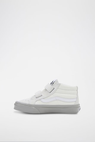 Hoge Nubuck Sneakers Sk8-Mid - Grijs en Wit