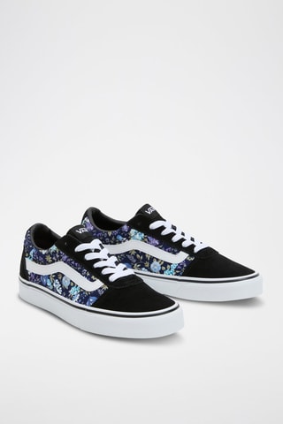 Nubuck Sneakers WM Ward - Zwart en paars
