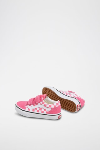 Leren Sneakers Old Skool V - Roze