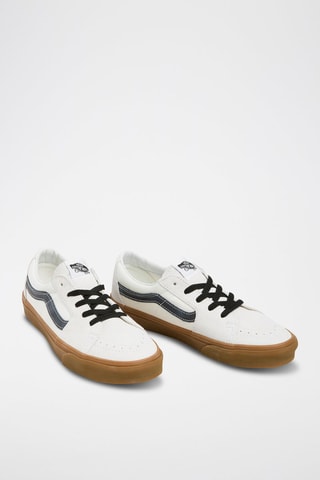 Leren Sneakers SK8-Low - Wit