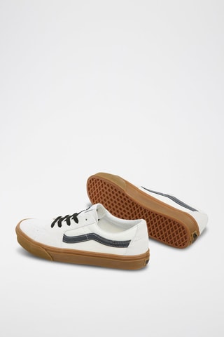 Leren Sneakers SK8-Low - Wit