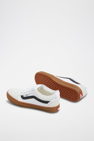 Baskets en cuir Skate Chukka - Noir et blanc