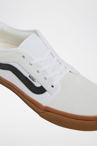 Baskets en cuir Skate Chukka - Noir et blanc