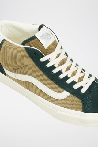 Hoge Velours en Leren Sneakers UA Mid Skool 37 - Donkergroen
