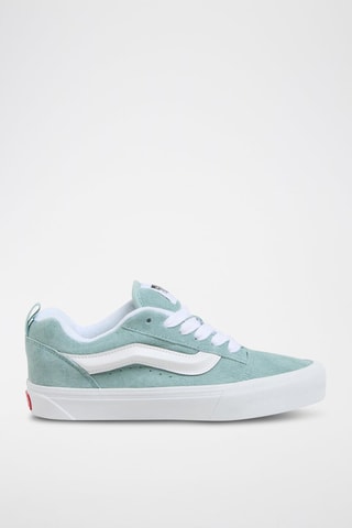 Baskets en cuir Knu Skool - Vert d'eau