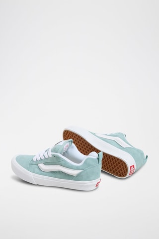 Baskets en cuir Knu Skool - Vert d'eau