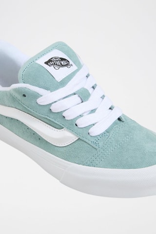Baskets en cuir Knu Skool - Vert d'eau