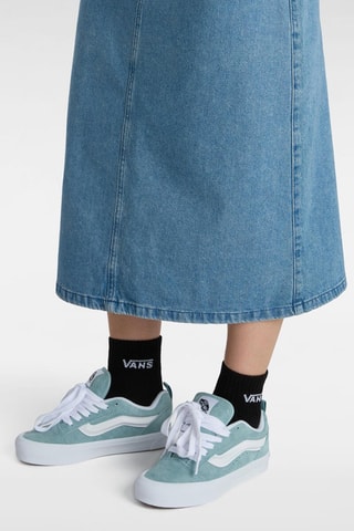 Baskets en cuir Knu Skool - Vert d'eau