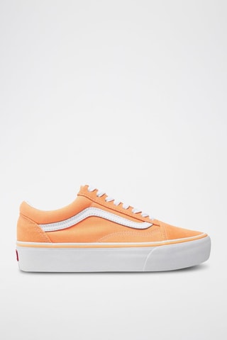 Baskets en cuir UA Old Skool Platform - Saumon