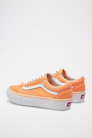 Baskets en cuir UA Old Skool Platform - Saumon