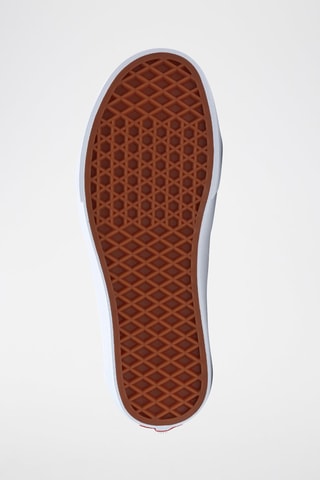 Leren Sneakers Sk8-Low Kaki en Beige