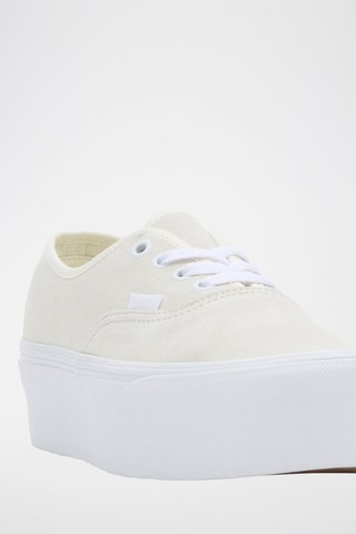 Baskets plateformes en cuir Authentic Stackform - Jaune pâle
