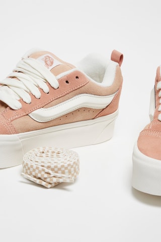 Nubuck Sneakers Knu Stack - Roze