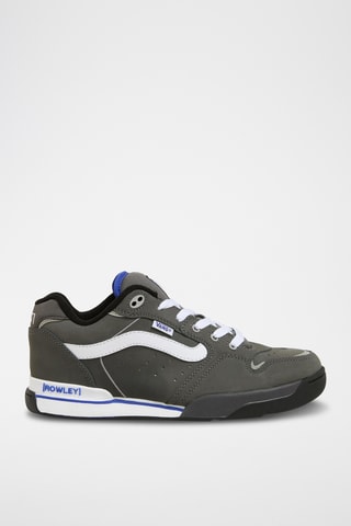 Leren Sneakers Rowley XLT - Donkergrijs en blauw