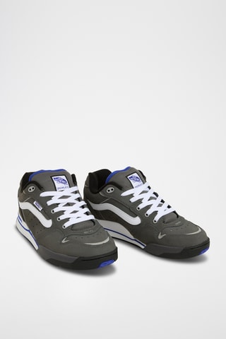 Leren Sneakers Rowley XLT - Donkergrijs en blauw