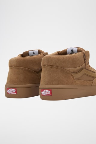 Hoge Leren Sneakers Skate Zahba Mid - Lichtbruin