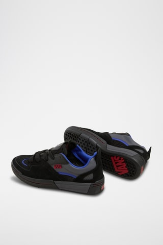 Leren Sneakers Skate Mixxa - Zwart en Lichtgrijs