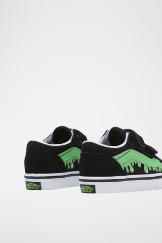 Leren Sneakers Old Skool V - Zwart