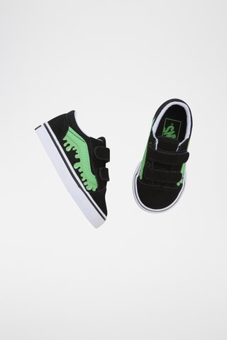 Leren Sneakers Old Skool V - Zwart