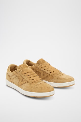 Nubuck Sneakers Lowland - Mosterdgeel