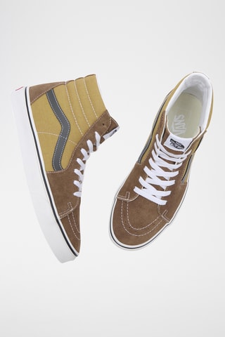 Hoge Nubuck Sneakers Sk8-Hi - Bruin