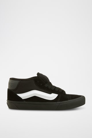 Hoge Nubuck Sneakers Skate Chukka Low Sidestri - Zwart
