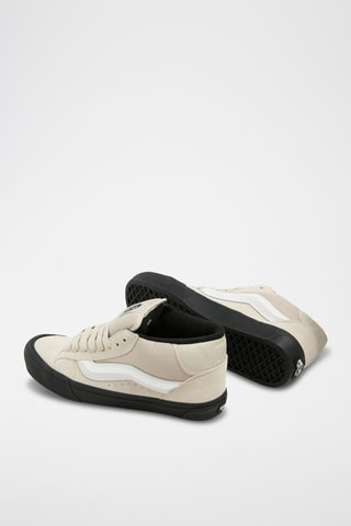 Hoge Leren Sneakers Knu Mid - Ecru