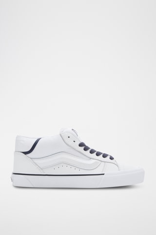 Hoge Leren Sneakers Knu Mid - Wit