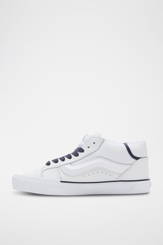 Hoge Leren Sneakers Knu Mid - Wit