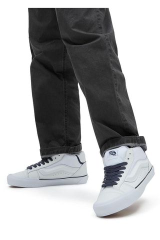 Hoge Leren Sneakers Knu Mid - Wit