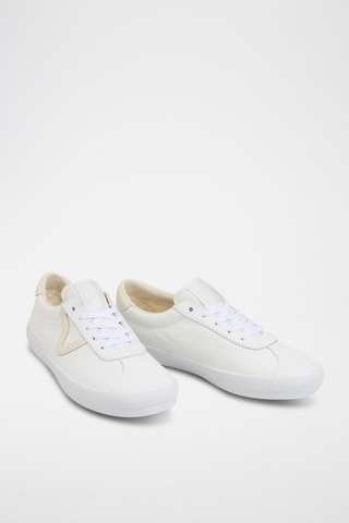Leren Sneakers Skate Sport - Wit