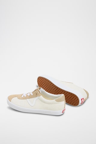 Leren Sneakers Sport Low - Wit