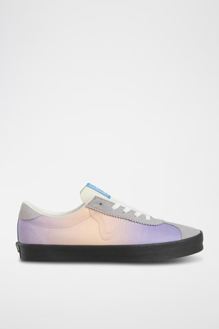 Leren Sneakers Sport Low - Lichtpaars en Lichtgrjis