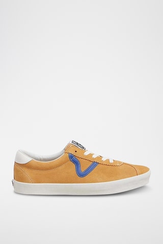 Nubuck Sneakers Sport Low - Geel