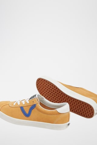 Nubuck Sneakers Sport Low - Geel