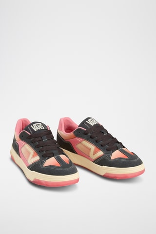 Leren Sneakers Upland - Koraalrood