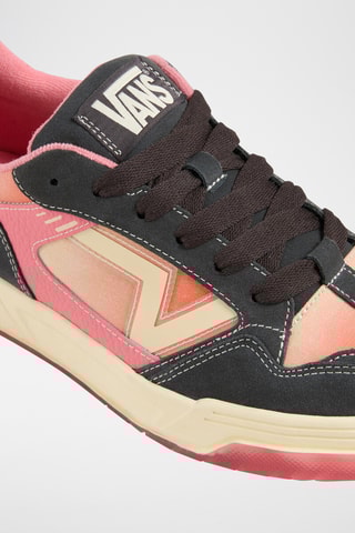 Leren Sneakers Upland - Koraalrood