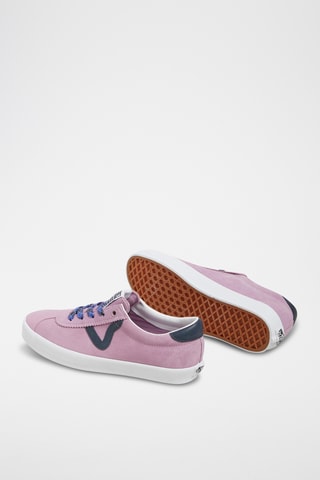 Leren Sneakers Sport Low - Paars