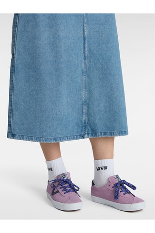 Leren Sneakers Sport Low - Paars