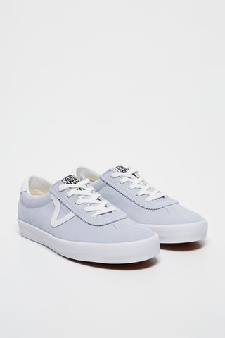 Leren Sneakers Sport Low - Hemelsblauw