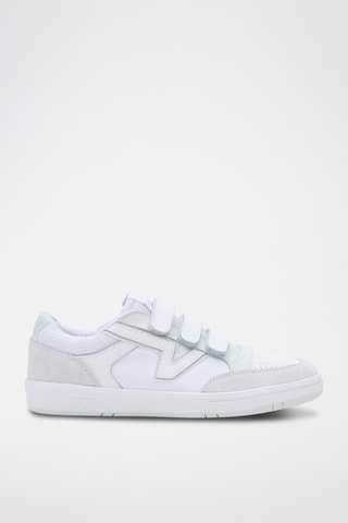 Leren en Nubuck Sneakers Lowland CC V  Wit
