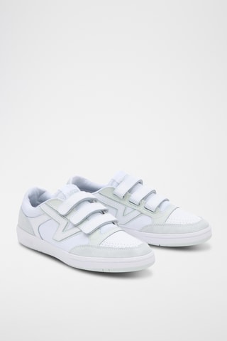 Leren en Nubuck Sneakers Lowland CC V  Wit