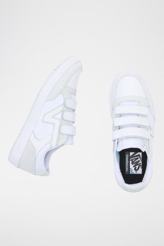 Leren en Nubuck Sneakers Lowland CC V  Wit